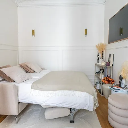 Loft Haussmannien Opera Montmartre Párizs